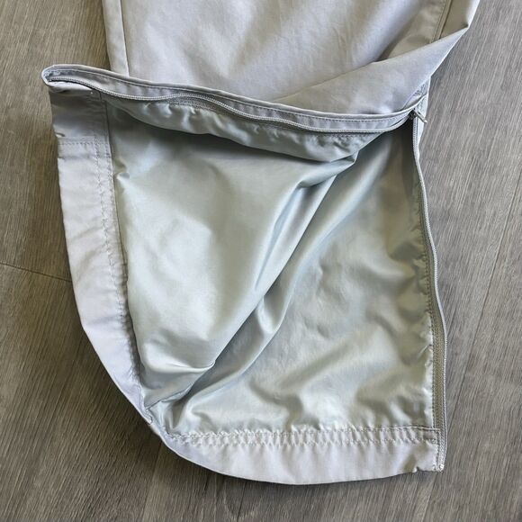 Nike Gray Nylon Track Pants Men’s Size Small Ankle Zip Lined Gym Workout Outdoor - Picture 4 of 11